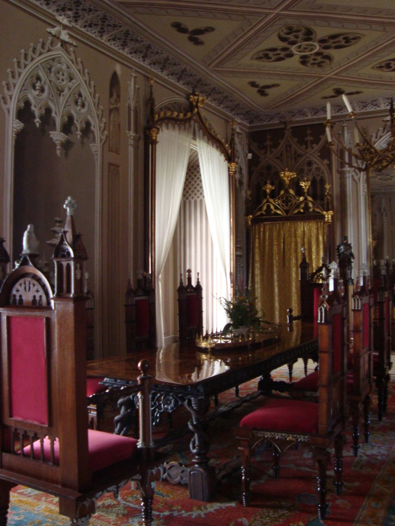 Dinning room in Bitov Caste, Czech Republic