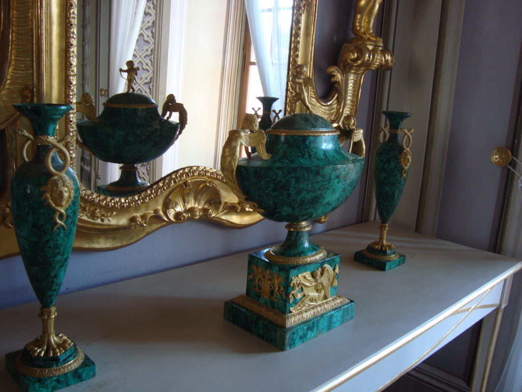 Precious vase and cup at Bitov Castle