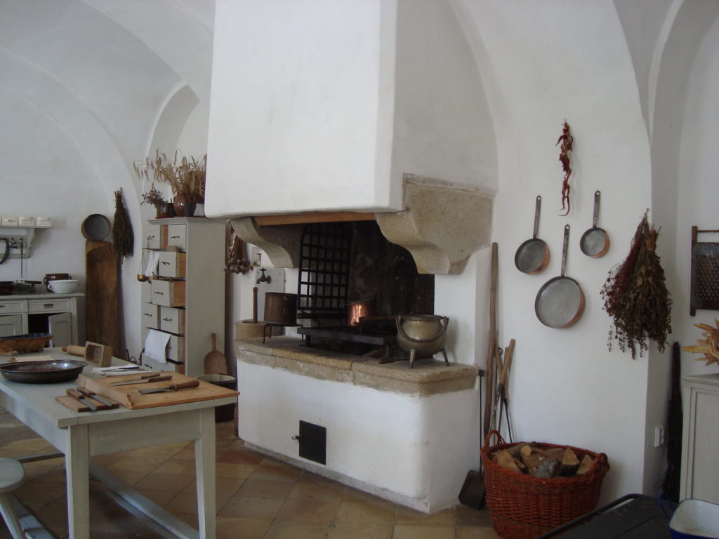 Bitov castle's kitchen, Czech Republic